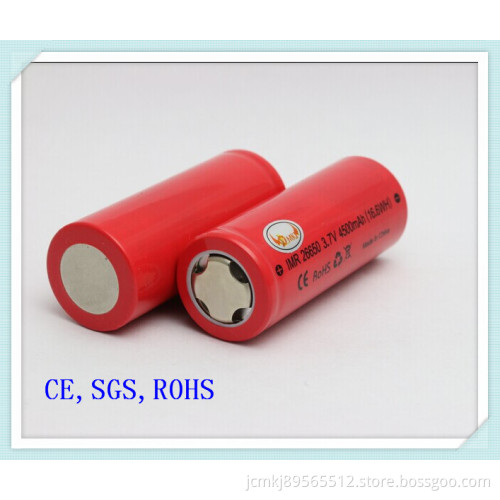 Li-ion Rechargeable Battery 26650-4500mAh, High Rate Discharge, Power Bank, E-Cigarette Battery, Audio Battery, Lithium 26650 Battery, Li Ion Battery